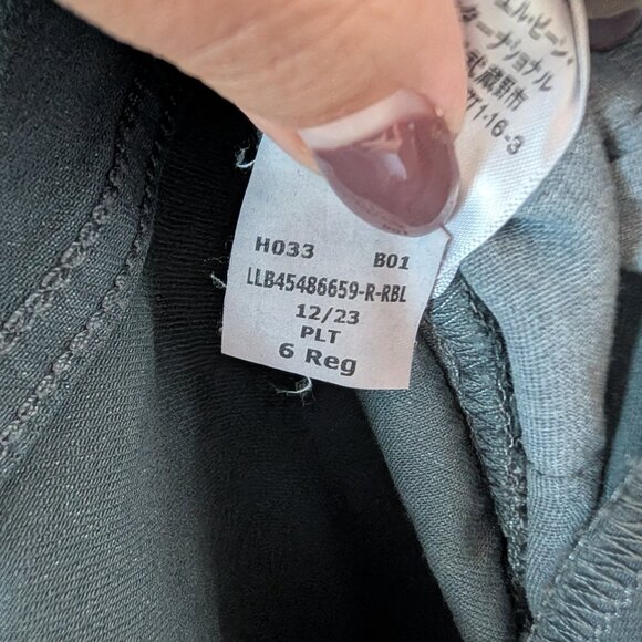 L.L. Bean true shape high rise straight leg jean, classic fit, size 6 Reg NWT - Picture 10 of 12